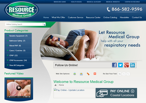 Resource Medical Group Website